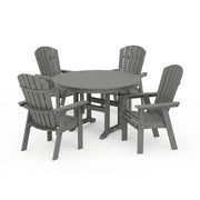 Nautical Curveback 5 Piece Dining Set - The Great Escape