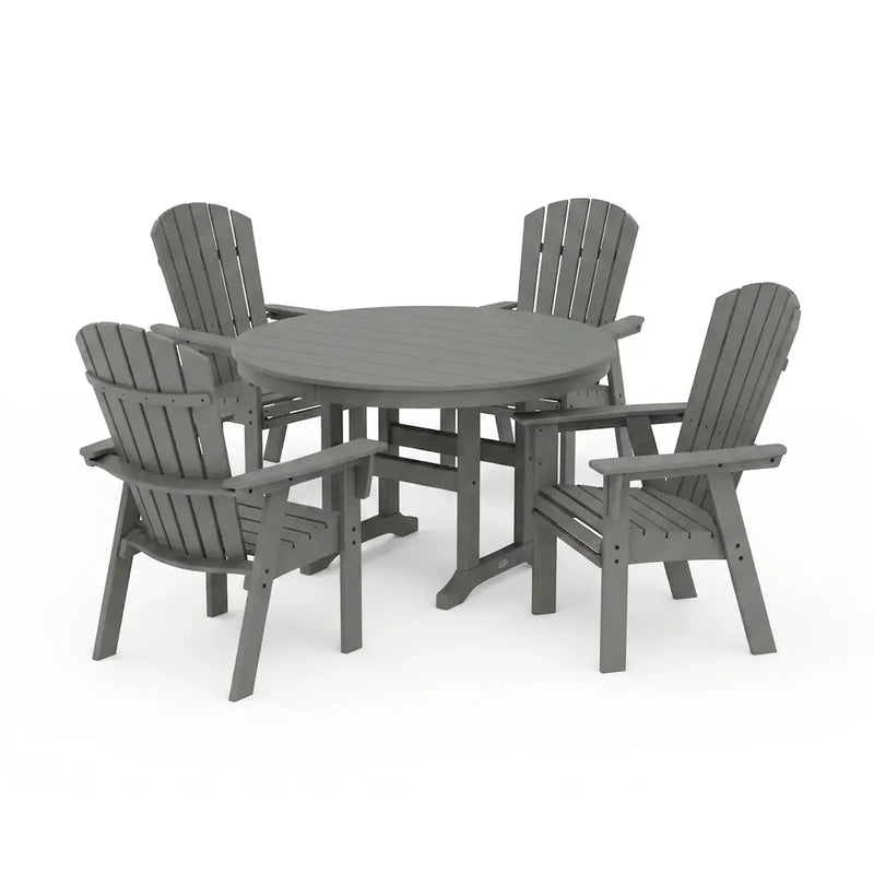 Nautical Curveback 5 Piece Dining Set - The Great Escape