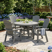 Nautical Curveback 5 Piece Dining Set - The Great Escape