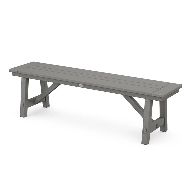60 Inch Farmhouse Backless Dining Bench - The Great Escape