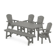 Nautical Curveback 6 Piece Dining Set - The Great Escape