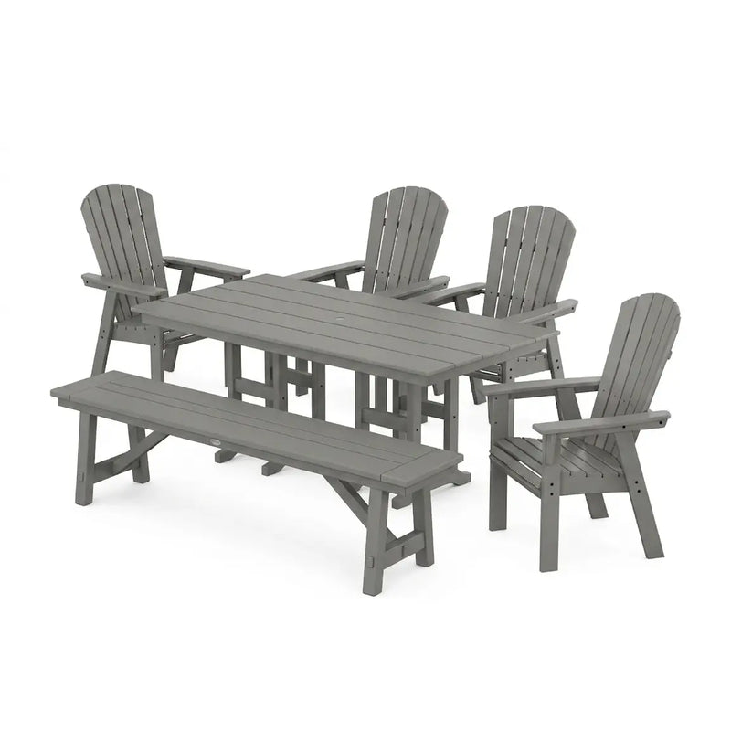 Nautical Curveback 6 Piece Dining Set - The Great Escape