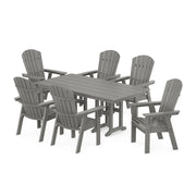 Nautical Curveback 7 Piece Dining Set - The Great Escape