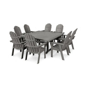 Nautical Curveback 9 Piece Dining Set - The Great Escape