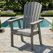Nautical Curveback Adirondack Dining Chair - The Great Escape