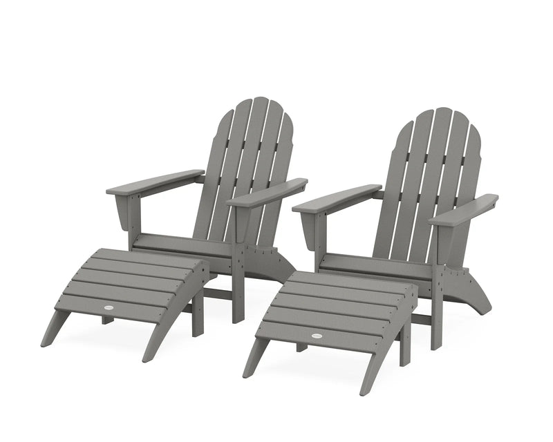 Vineyard 4 Piece Adirondack Group - The Great Escape
