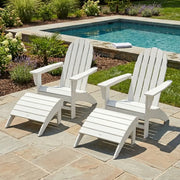Vineyard 4 Piece Adirondack Group - The Great Escape