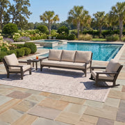 Vineyard 3 Piece Sofa Deep Seating Set Vintage Coffee In Stock - The Great Escape