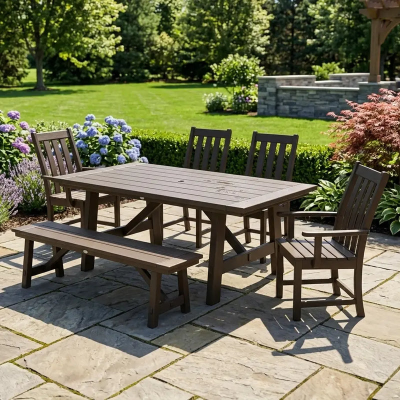 Vineyard 6 Piece Dining Set - The Great Escape