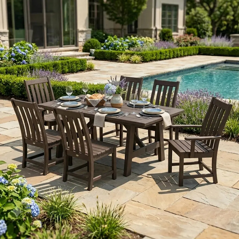 Vineyard 7 Piece Dining Set - The Great Escape