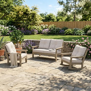 Vineyard Vintage Sahara 3 Piece Loveseat Deep Seating Set - The Great Escape