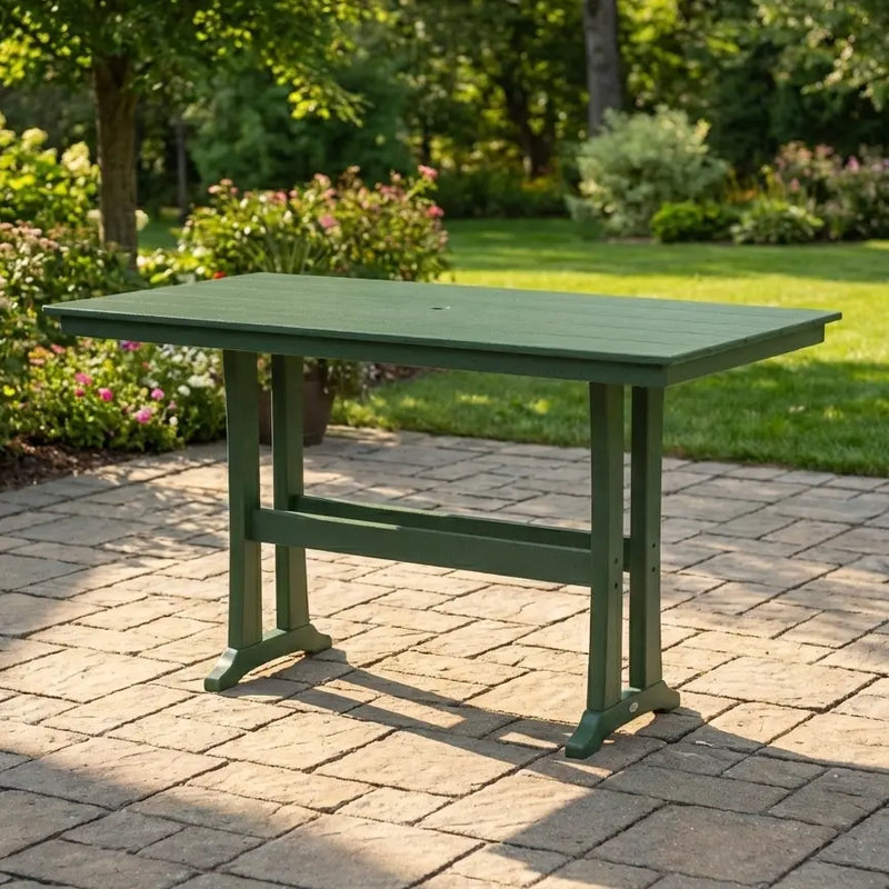 37"x72" Farmhouse Trestle Bar Table - The Great Escape