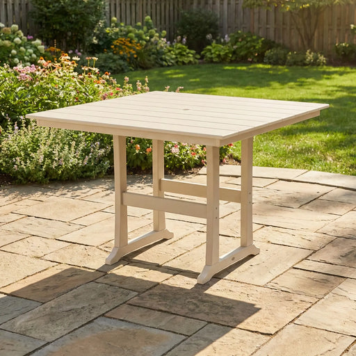 59" Farmhouse Trestle Bar Table - The Great Escape