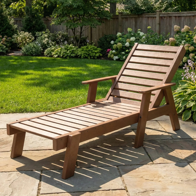 Picture of Captain Chaise With Arms in Teak