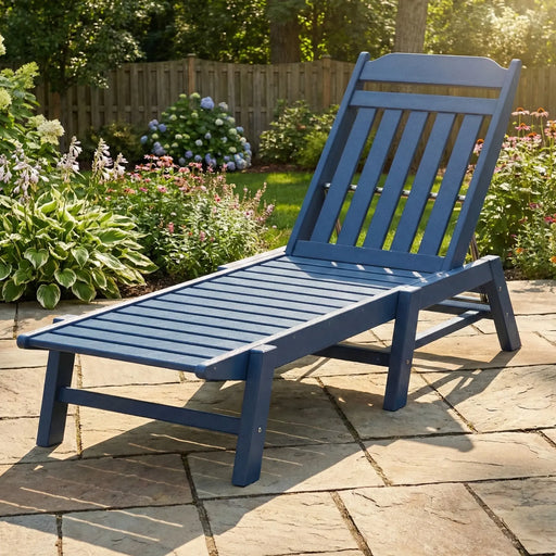 Picture of Country Living Chaise Lounge in Navy