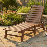 Picture of Nautical Chaise Lounge in Teak