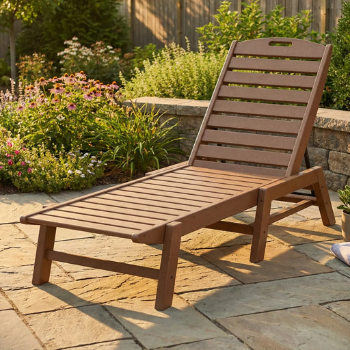 Picture of Nautical Chaise Lounge in Teak