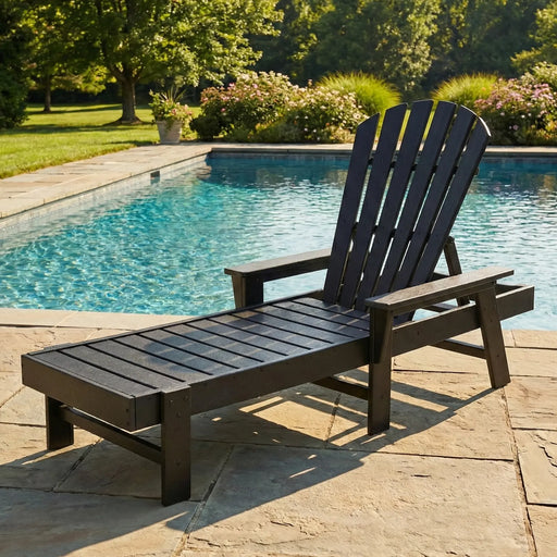 Picture of South Beach Chaise Lounge in Black