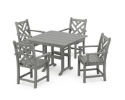 Chippendale 5 Piece Farmhouse Dining Set - The Great Escape
