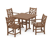 Chippendale 5 Piece Farmhouse Dining Set - The Great Escape