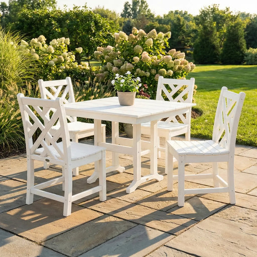 Picture of Chippendale Side Chair 5 Piece Farmhouse Dining Set
