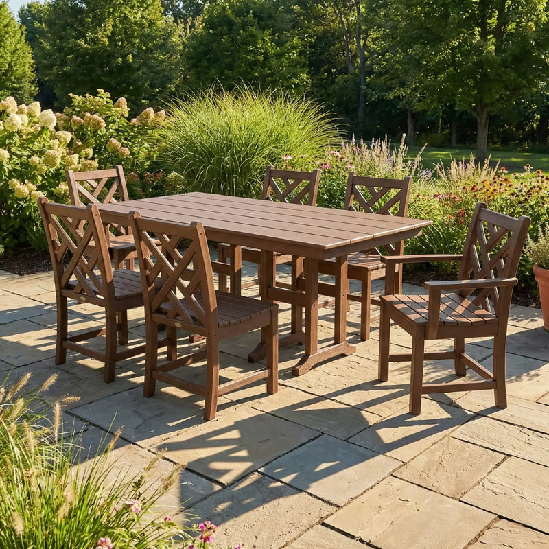 Picture of Chippendale 7 Piece Farmhouse Dining Set
