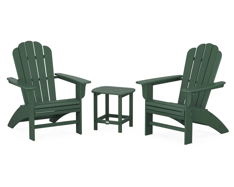 Cottage 3 Piece Curveback Adirondack Set - The Great Escape