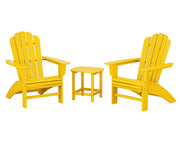 Cottage 3 Piece Curveback Adirondack Set - The Great Escape