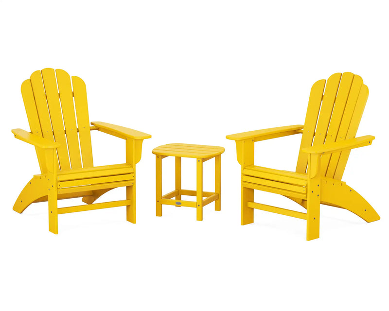 Cottage 3 Piece Curveback Adirondack Set - The Great Escape