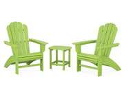 Cottage 3 Piece Curveback Adirondack Set - The Great Escape