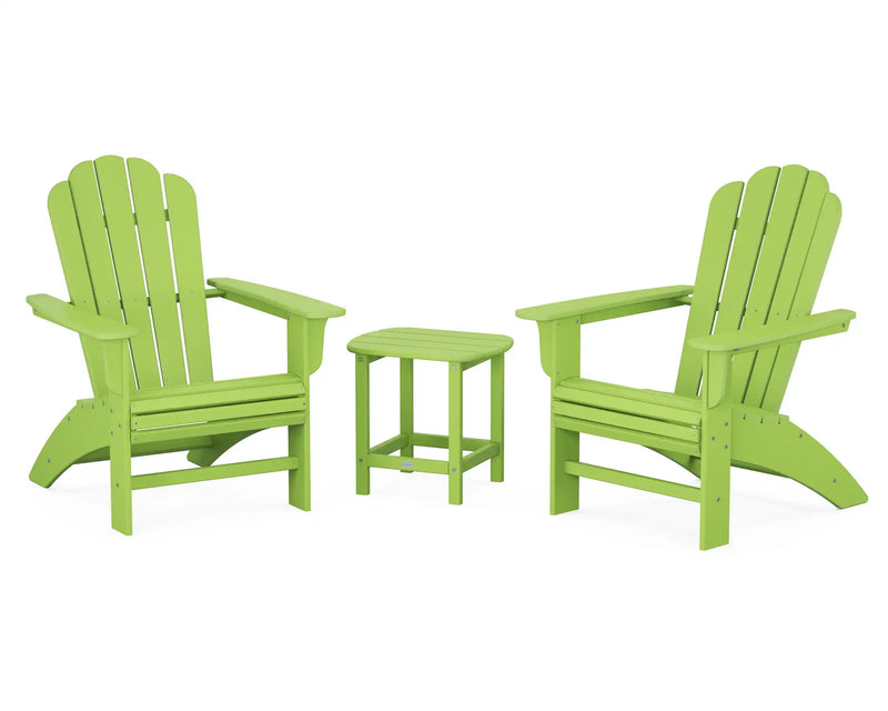 Cottage 3 Piece Curveback Adirondack Set - The Great Escape