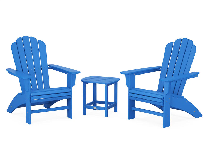 Cottage 3 Piece Curveback Adirondack Set - The Great Escape