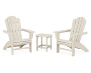 Cottage 3 Piece Curveback Adirondack Set - The Great Escape