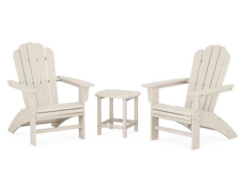 Cottage 3 Piece Curveback Adirondack Set - The Great Escape
