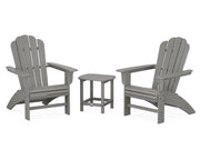 Cottage 3 Piece Curveback Adirondack Set - The Great Escape