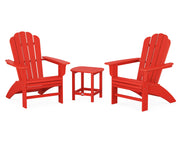 Cottage 3 Piece Curveback Adirondack Set - The Great Escape