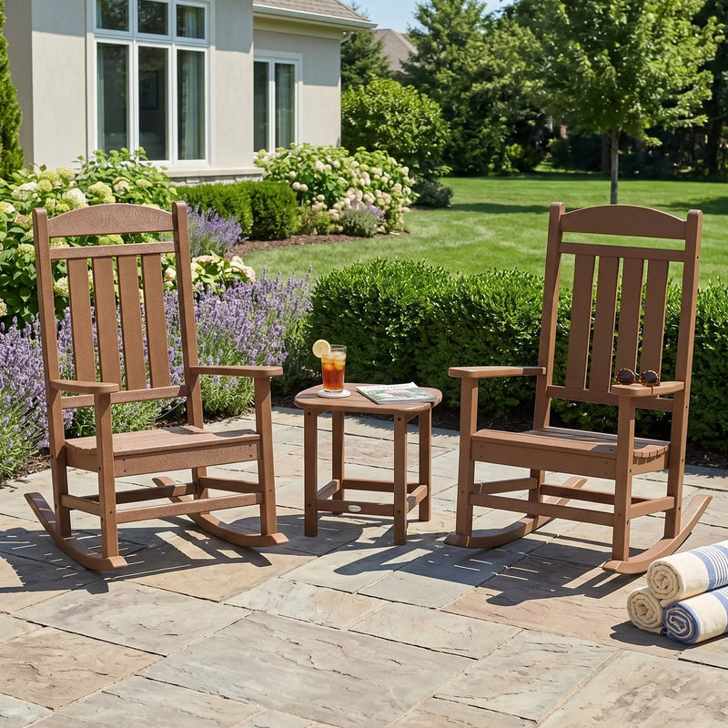 Small Cottage Rocker Country Living Cottage 3 Piece Rocking Chair Set — The Great Escape