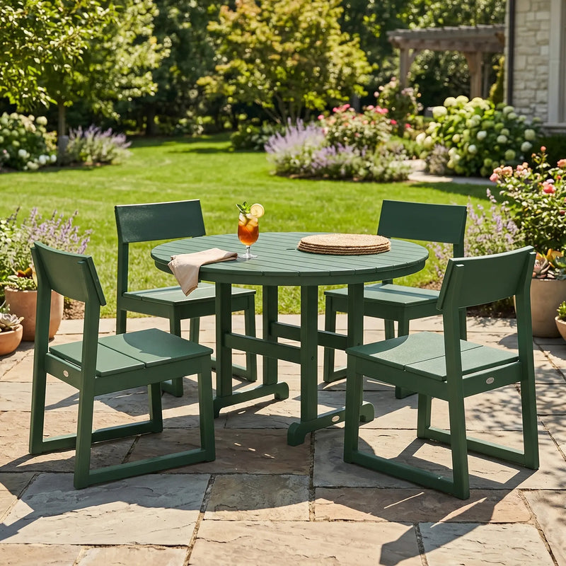 Picture of Edge Side Chair 5 Piece Round Farmhouse Dining Set