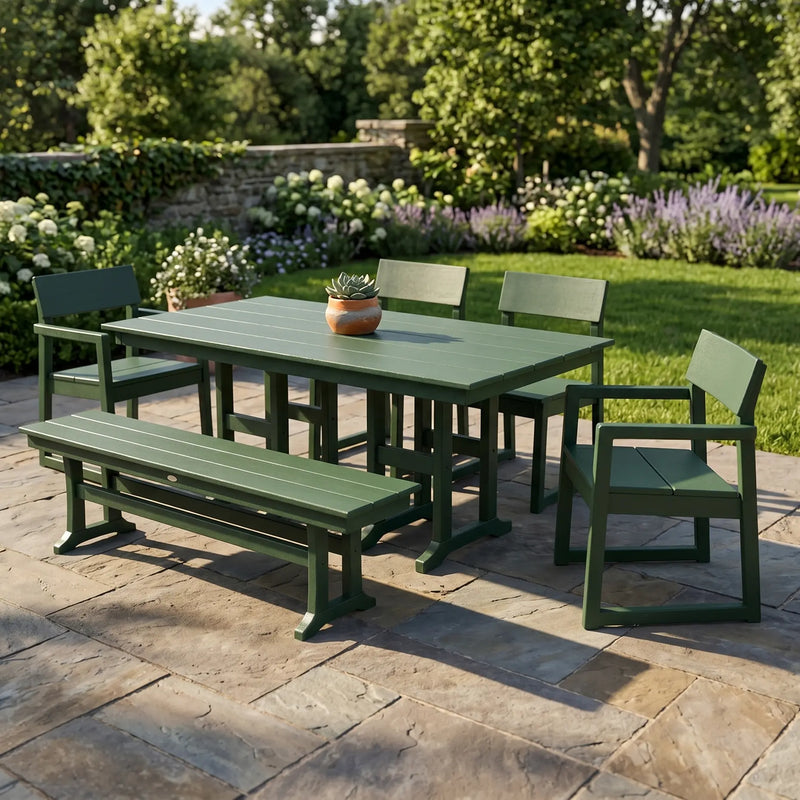 Picture of Edge 6 Piece Farmhouse Dining Set