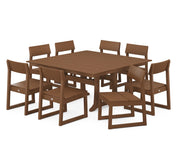 Edge 9 Piece Farmhouse Trestle Dining Set - The Great Escape