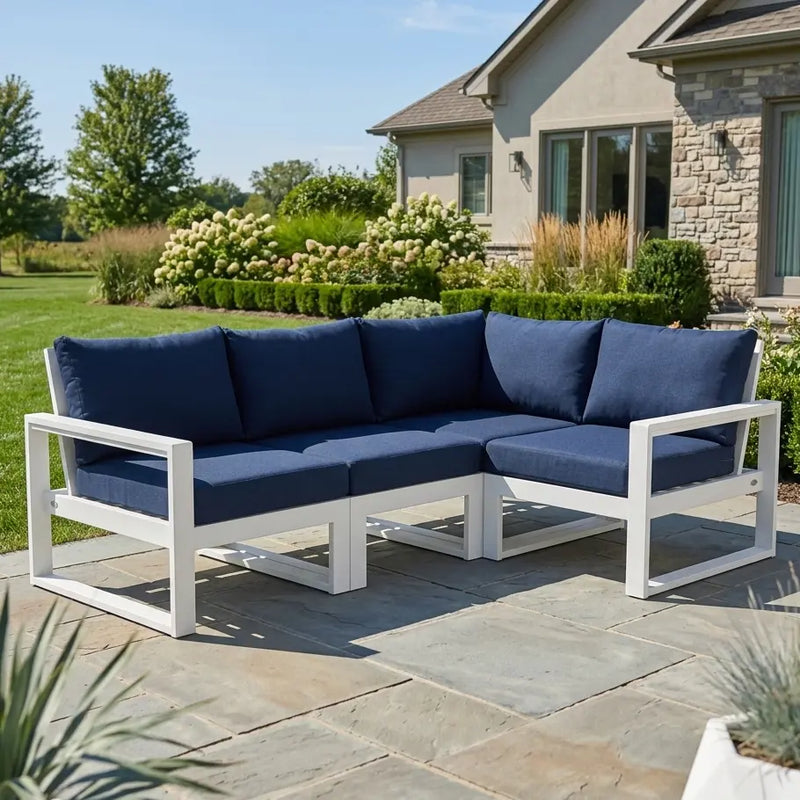 Picture of Edge 4 Piece Modular Seating Set in White