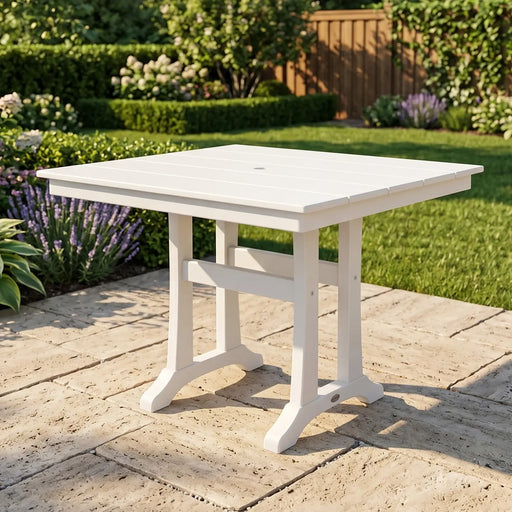 37" Farmhouse Trestle Dining Table - The Great Escape