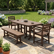 Picture of La Casa Café 5 Piece Dining Set W/ Benches