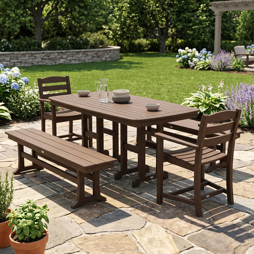 Picture of La Casa Café 5 Piece Dining Set W/ Benches