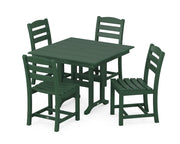 La Casa Café 5 Piece Side Chair Farmhouse Dining Set - The Great Escape