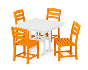 La Casa Café 5 Piece Side Chair Farmhouse Dining Set - The Great Escape