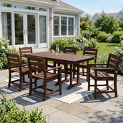 La Casa Café 7 Piece Dining Set - The Great Escape