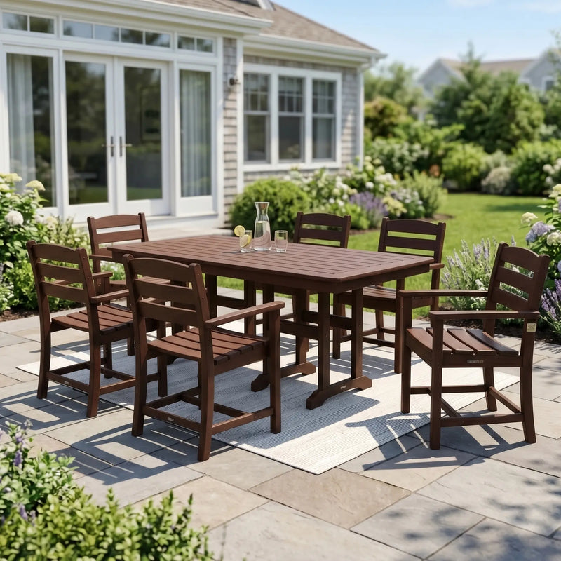 La Casa Café 7 Piece Dining Set - The Great Escape