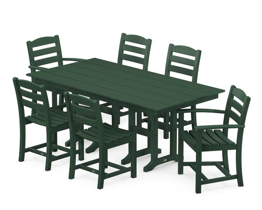 La Casa Café 7 Piece Farmhouse Dining Set - The Great Escape