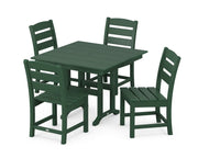 Lakeside 5 Piece Side Chair Farmhouse Dining Set - The Great Escape